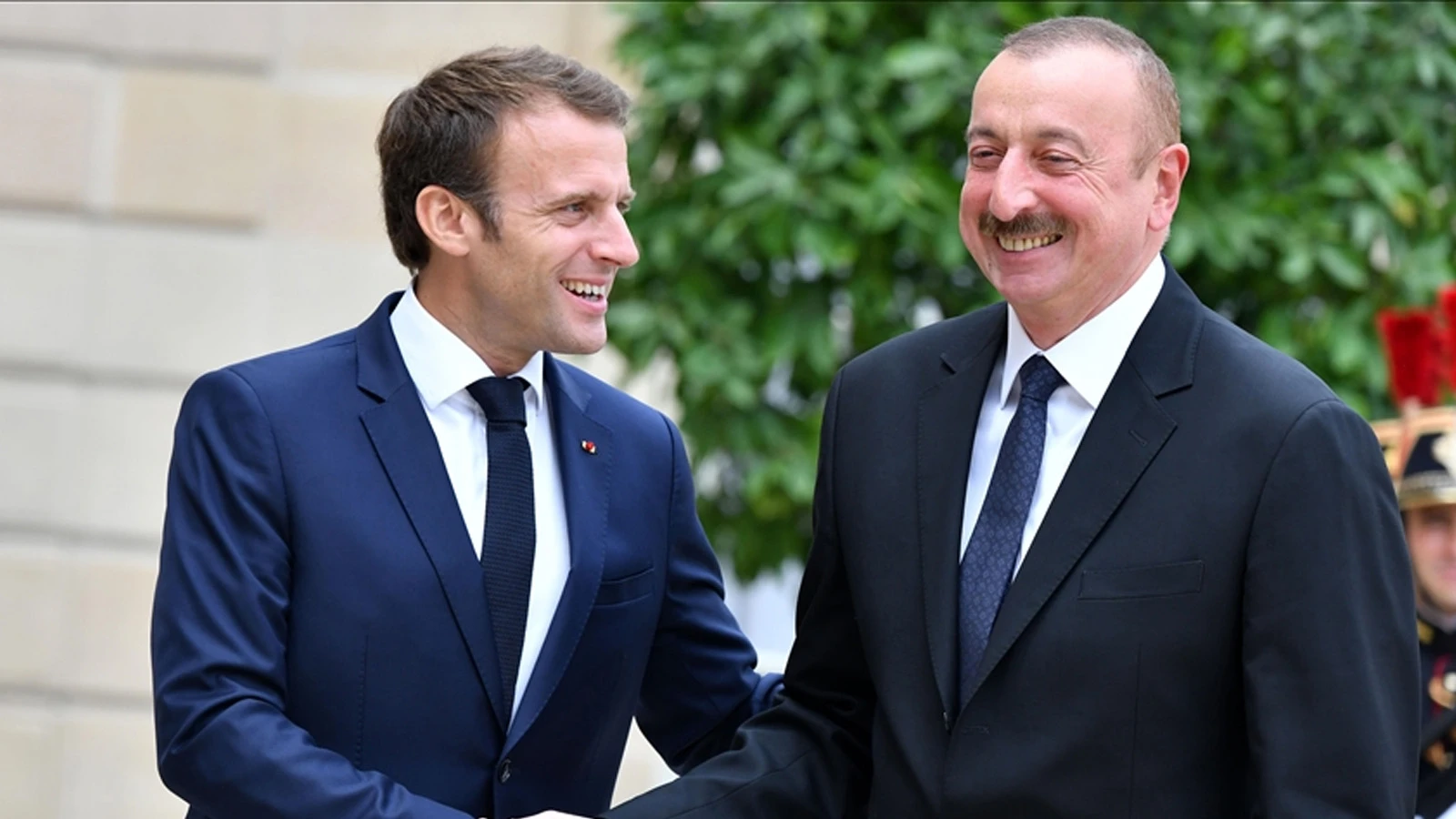 Le président azerbaïdjanais Aliyev a rencontré le président français Macron