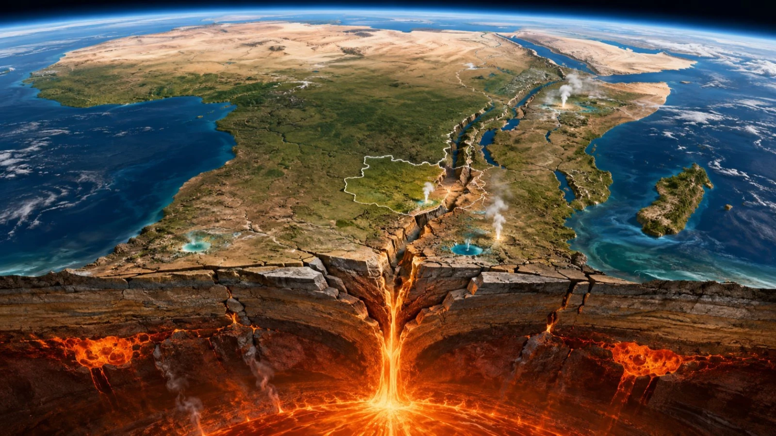 Les scientifiques ont découvert : l’immense continent sera divisé en deux !