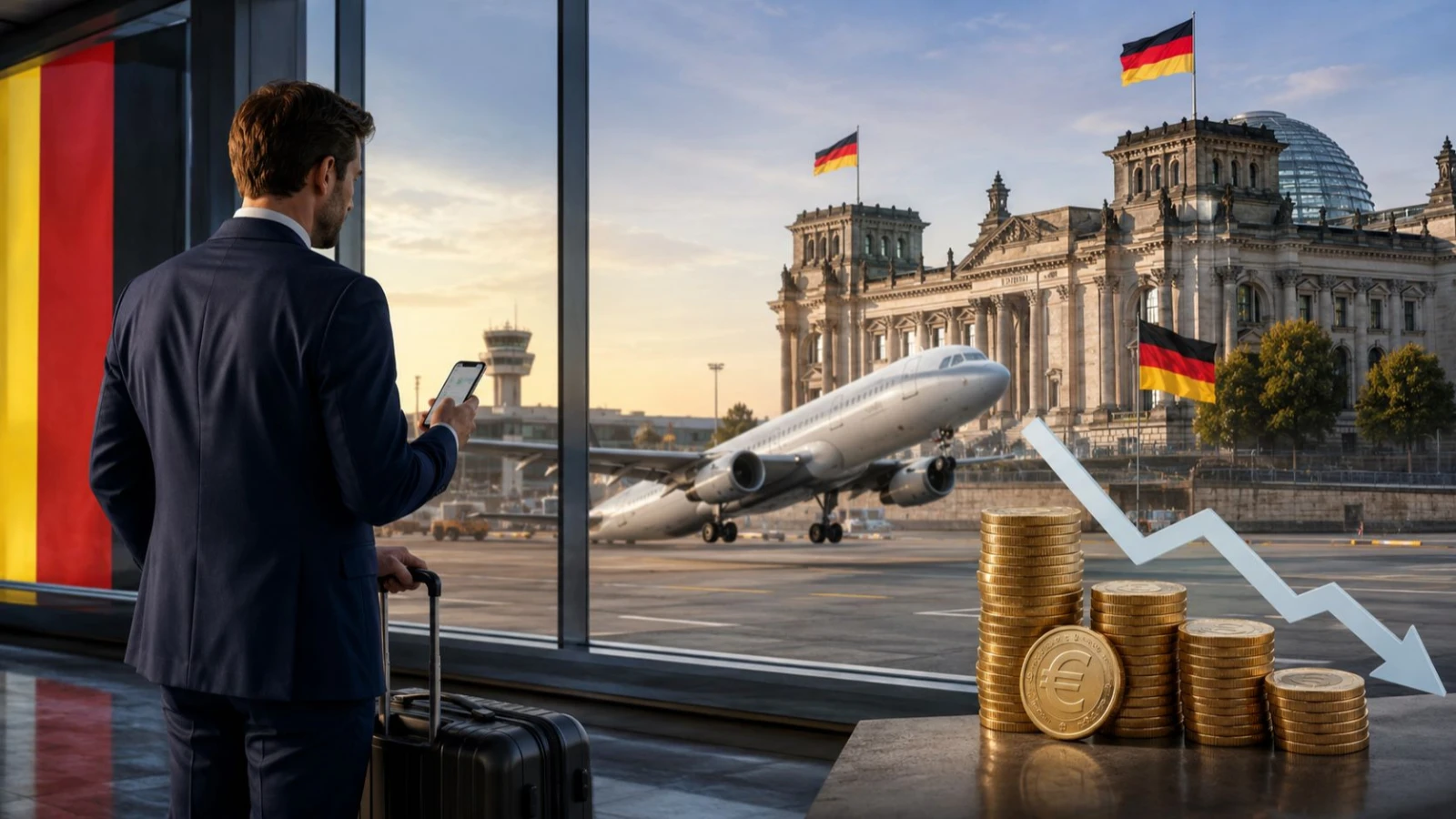 Mouvement éclair d'Allemagne : la taxe supplémentaire sur les billets d'avion est supprimée, d'autres taxes sont également réduites