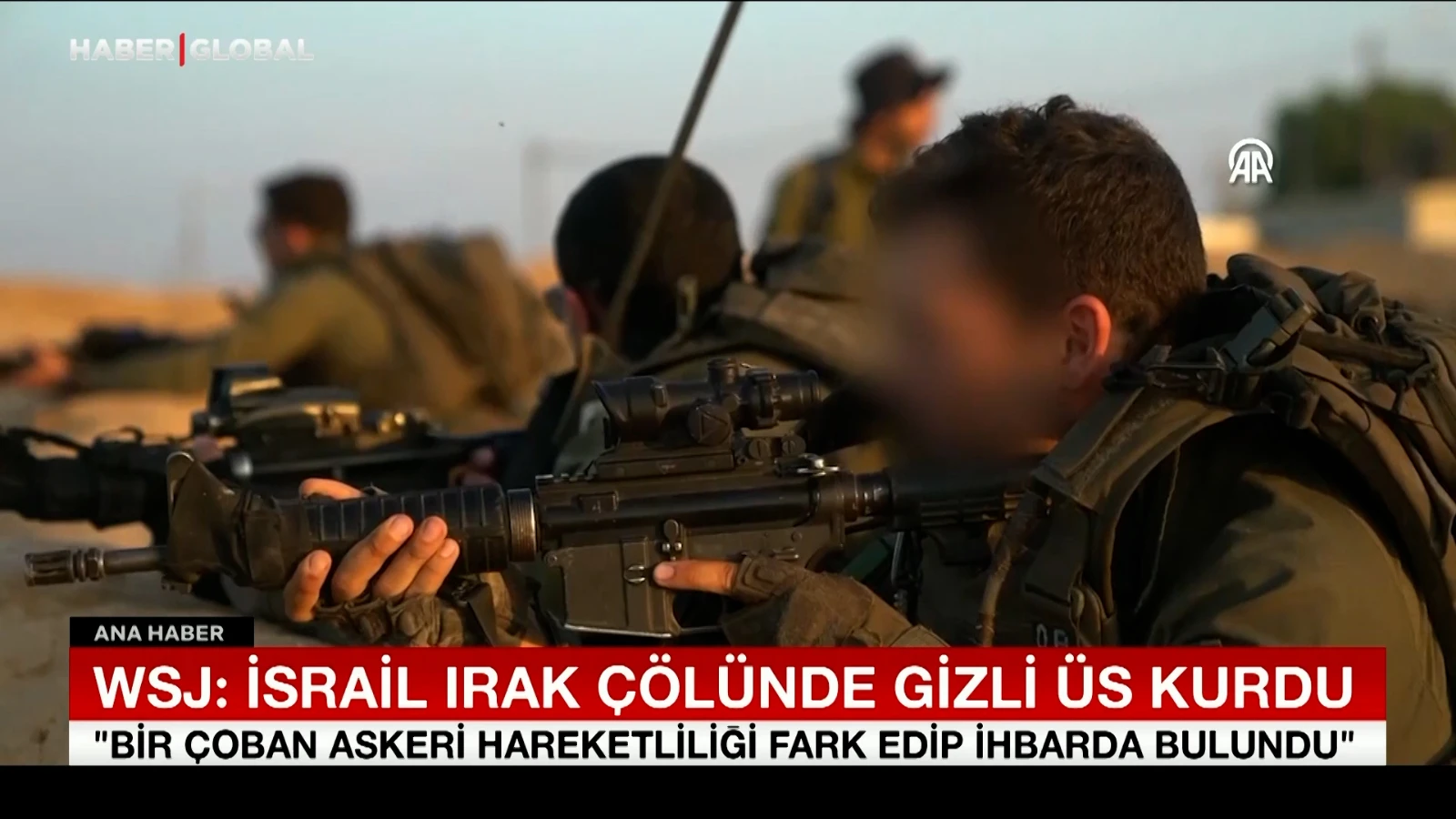 Shepherd a remarqué l'activité militaire et l'a signalé ! Israël a établi une base secrète dans le désert irakien