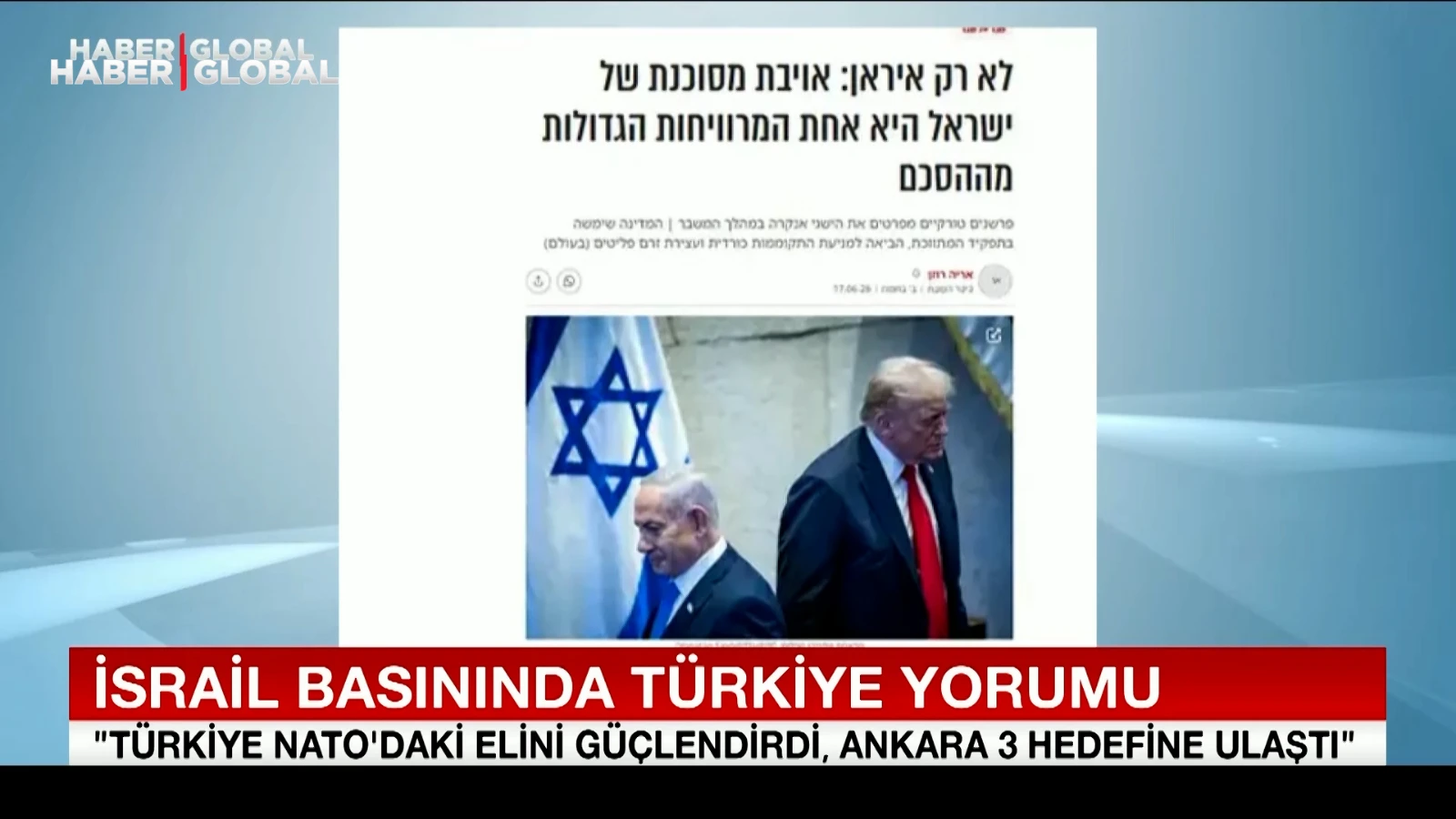 Commentaire sur Türkiye dans la presse israélienne