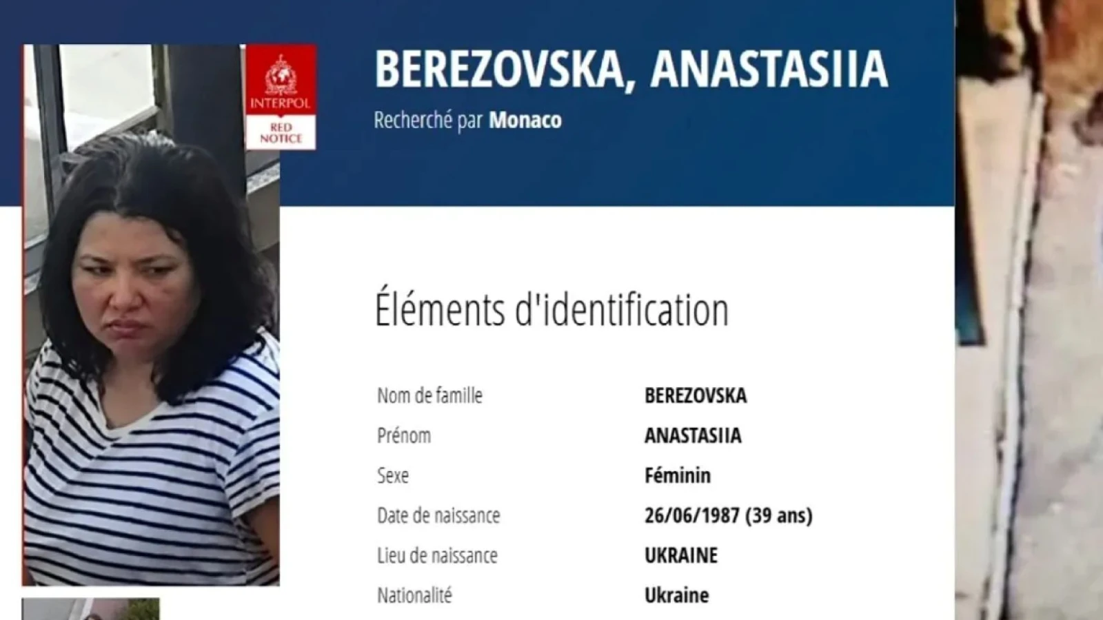 Cette Ukrainienne est recherchée partout, on dit qu'elle est déguisée en homme