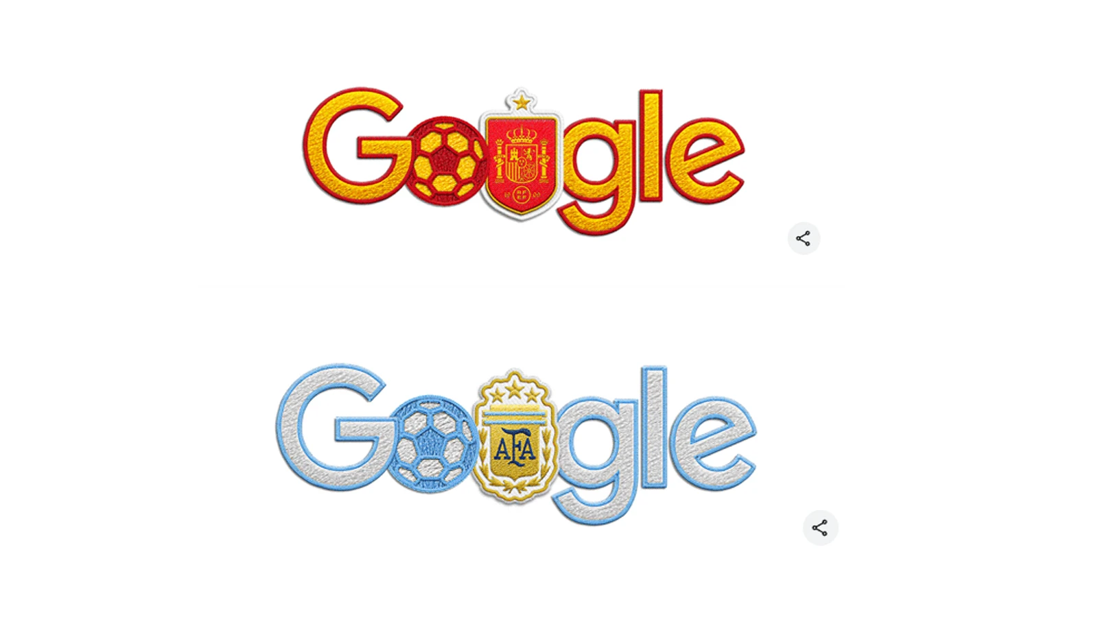 Doodle spécial pour la finale de la Coupe du monde de Google