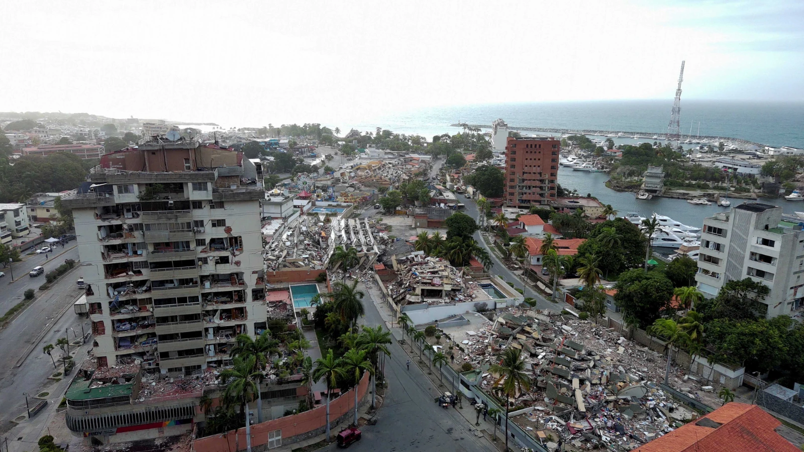 Le nombre de personnes décédées lors des tremblements de terre au Venezuela est passé à 2 mille 595