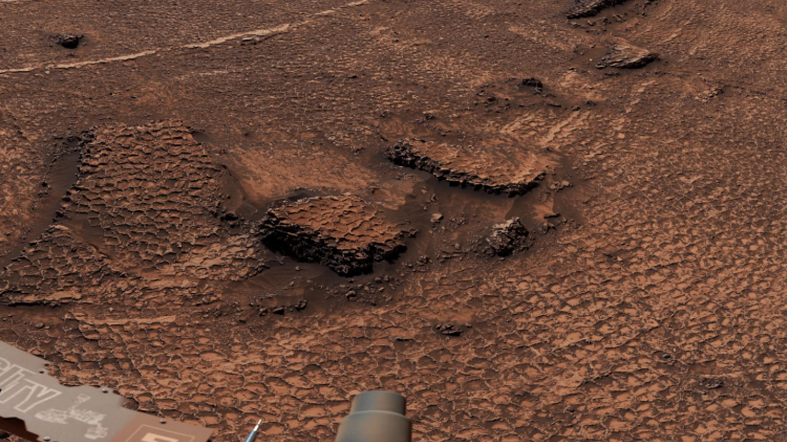Découverte surprenante sur Mars : découverte d'un vaste champ en « nid d'abeilles »