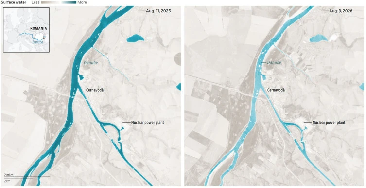 La crise est à nos portes... Des rivières géantes se sont asséchées, les centrales nucléaires ont éteint les interrupteurs ! - Photo : 2