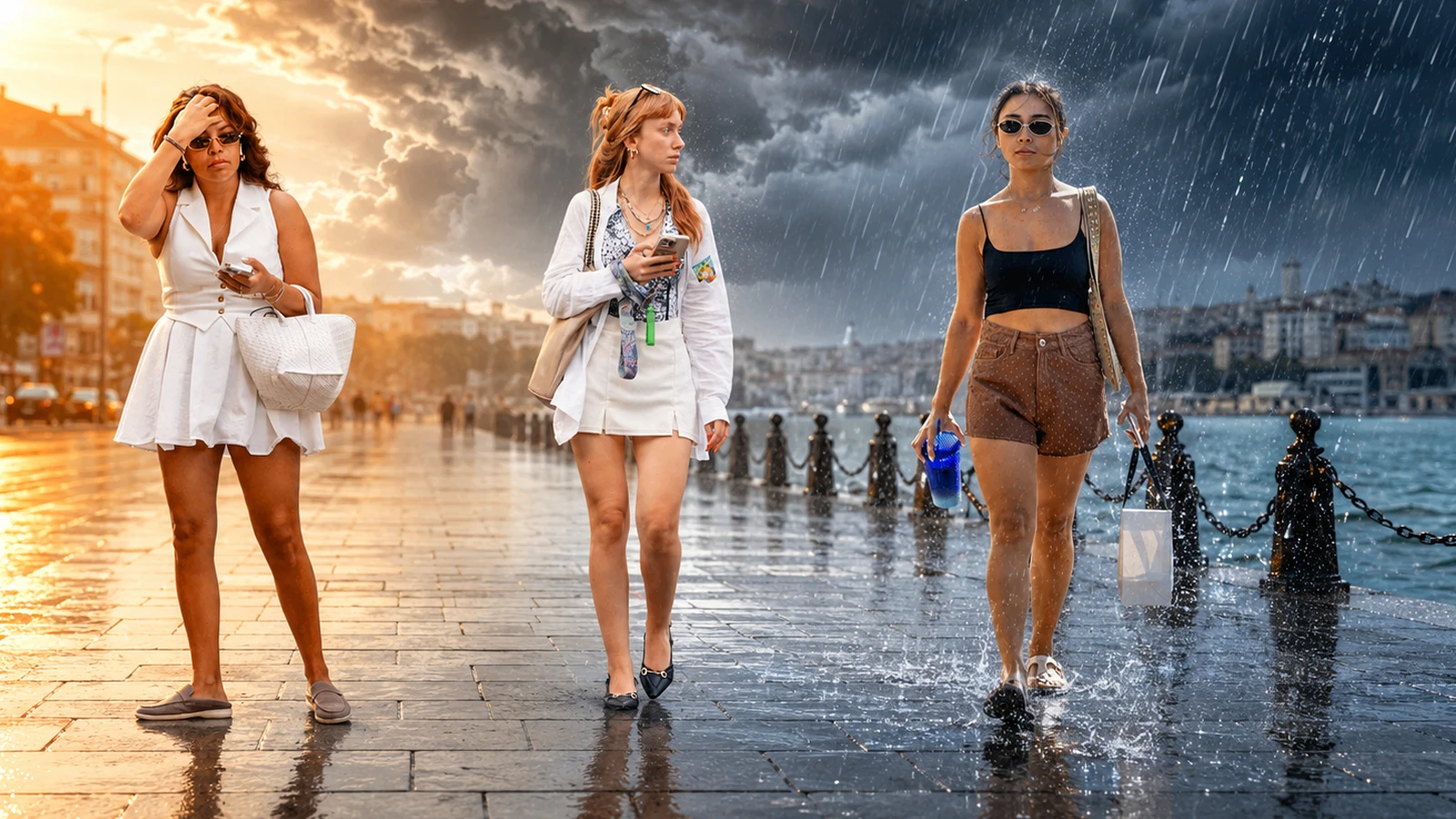 Alerte aux orages du service météorologique pour de nombreuses provinces, dont Istanbul