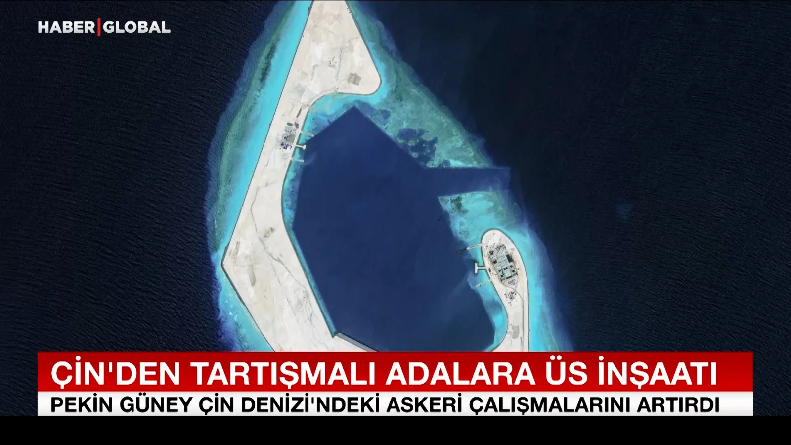 Construction de bases par la Chine sur des îles contestées